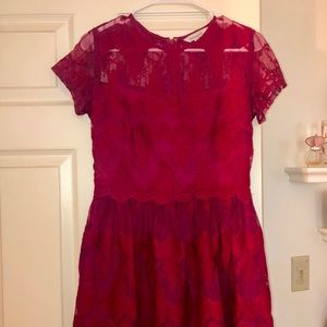 Red Lace Dress - Francesca’s